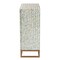 Baxton Studio Quintus Modern Bohemian Multicolor Mother of Pearl and Gold Metal Storage Cabinet 240-13473-ZORO - alternate 3